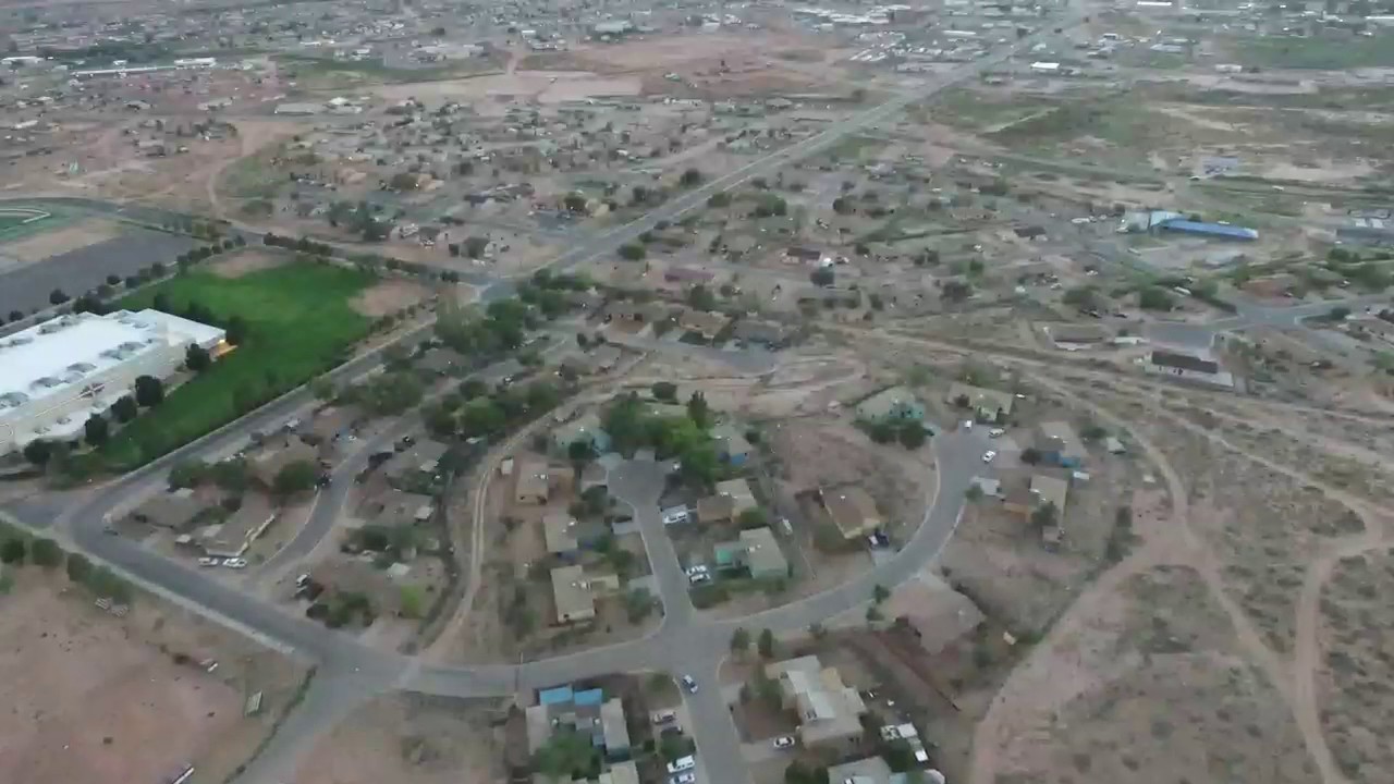 Tuba City High School, TC hill drone video YouTube
