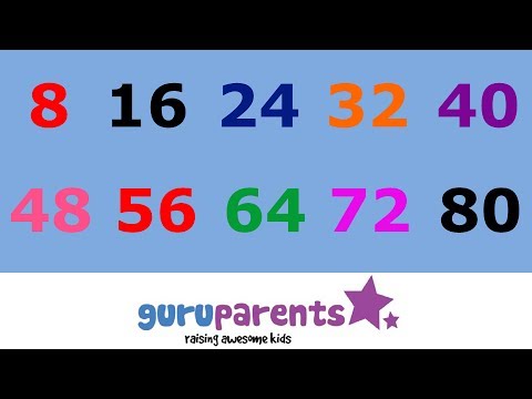 Skip Counting by 8s Song - YouTube