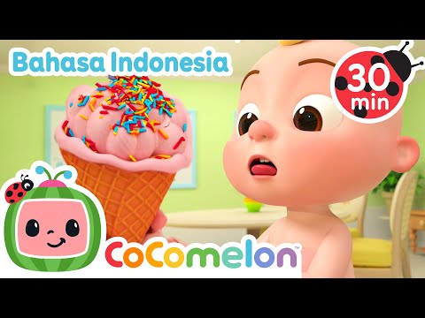 Lagu Es Krim | CoComelon | Kartun dan Lagu Anak | Moonbug Kids Indonesia | Nursery Rhymes