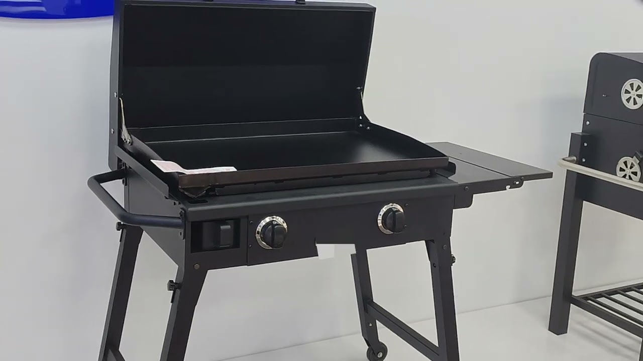 Factory Custom Commercial Stainless Steel Teppanyaki Grill with Side Shelf | Ruixiao