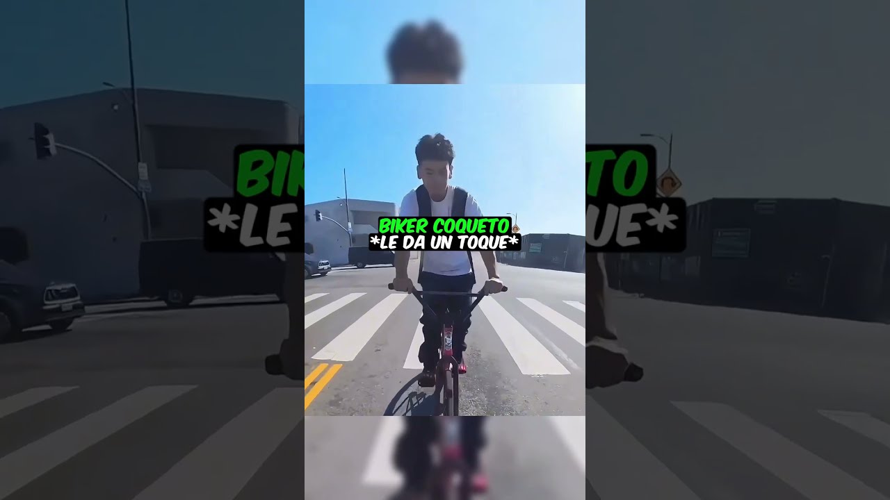 Este Biker Ganó 1000+ Aura😳🔥