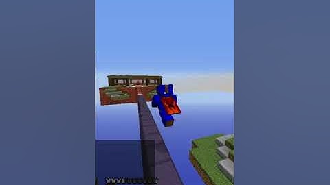 *casually lands a 2 block extension* #Shorts #Minecraft