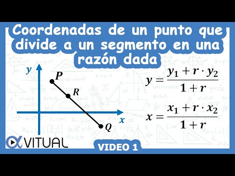 Video: ¿Cómo se divide un segmento en una proporción?