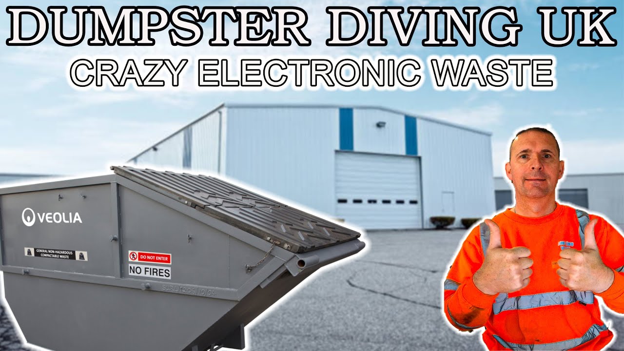 DUMPSTER DIVING UK JACKPOT ELECTRONICS SCORE 😊 YouTube