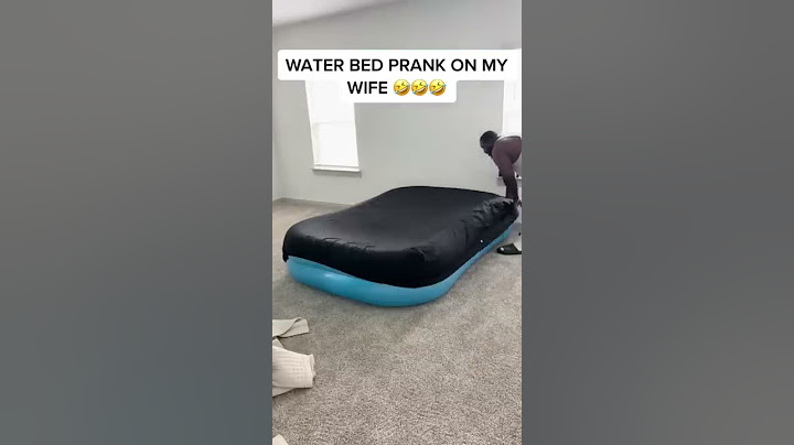 I TURNED OUR AIR BED INTO A POOL PRANK ON MY WIFE 🤣🤣 #shorts