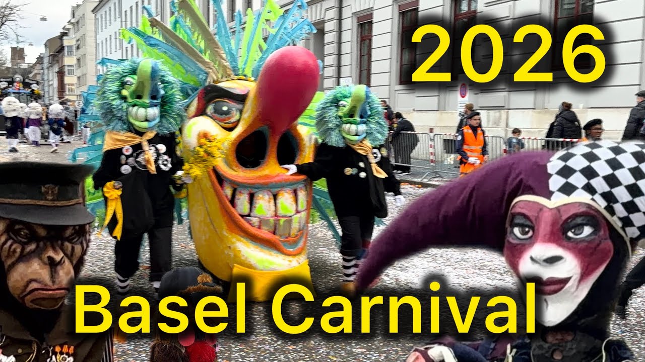 The Most Unique Carnival in Europe 🇨🇭Basel 👺Switzerland 