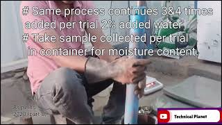 MDD TEST | Modified proctor  compaction test | Maximum Dry Density | maximum dry density Laboratory
