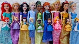 Elsa Doll Dress Transformation ~ DIY Miniature Ideas for Barbie~ Wig, Dress, Faceup, and More! Dolls