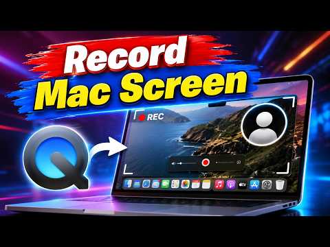 How to Record Mac Screen with Face Cam Using QuickTime Player (Easy Mac Tutorial)