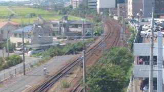 【鉄道のある風景シリーズ  その76】上り貨物列車、EF210-307牽引コキ21両、1355時大久保通過です。