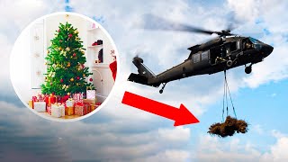А Вы Знаете Почему Они Сбрасывают Старые Новогодние Ёлки С Вертолетов?