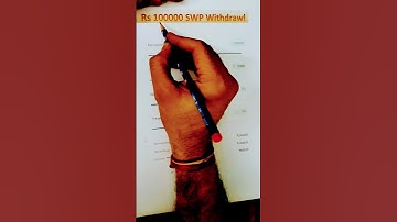 How to get ₹100000 salary from Mutual Funds. #sip #swp #financialfreedom #financialmiracle