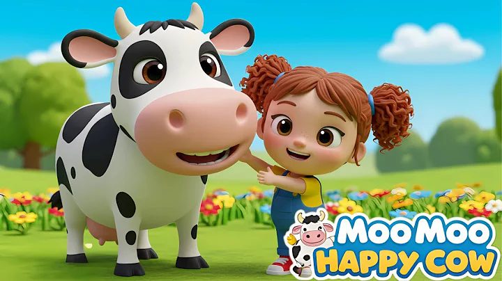 🐄Moo Moo Happy Cow | Fun Cow Song for Kids | Nursery Rhyme