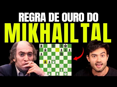 A regra de OURO de Mikhail Tal para atacar no Xadrez!!!