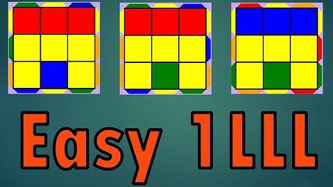 Easy C shape 1LLL algs