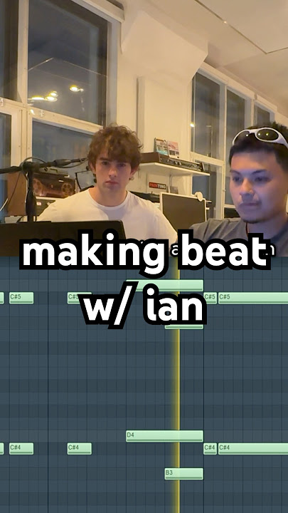 making a beat w/ @iaaaaaaannnnnn #flstudio #magicjohnson #beatmaker
