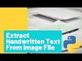 How To Extract Text From Image File