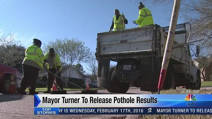 Mayor Turner To Release Pothole Results