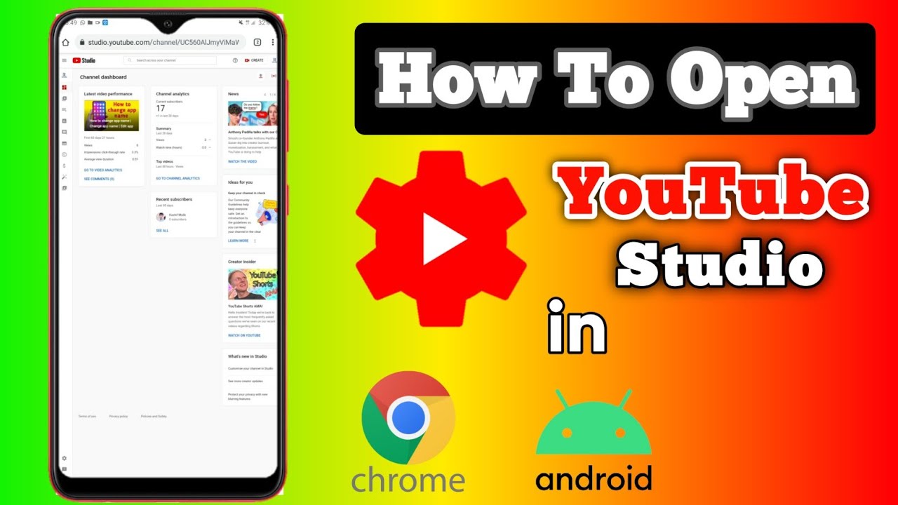 How to Open  Studio on Chrome 