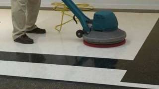 Floor Maintainers Part 2 Spray Buffing with a Low Speed Machine
