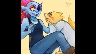 Undertale Alphys X Undyne Yuri