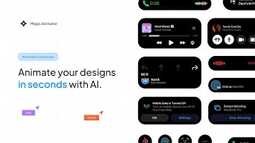 (Animation Showcase) Animate Your Figma Designs with AI – Magic Animator