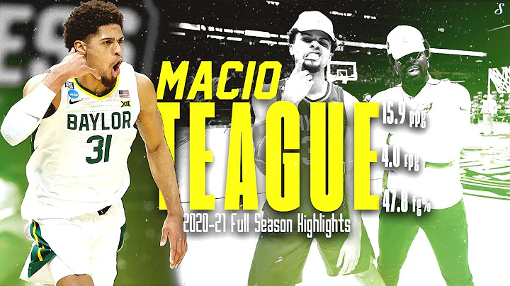 Macio Teague Baylor 2020-21 Full Season Highlights...