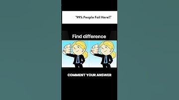 - "Only 1% Can Spot All 3 Differences! 🔍 Can You?"