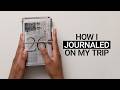 Travel Notebook Flip Through | Cloth &amp; Paper