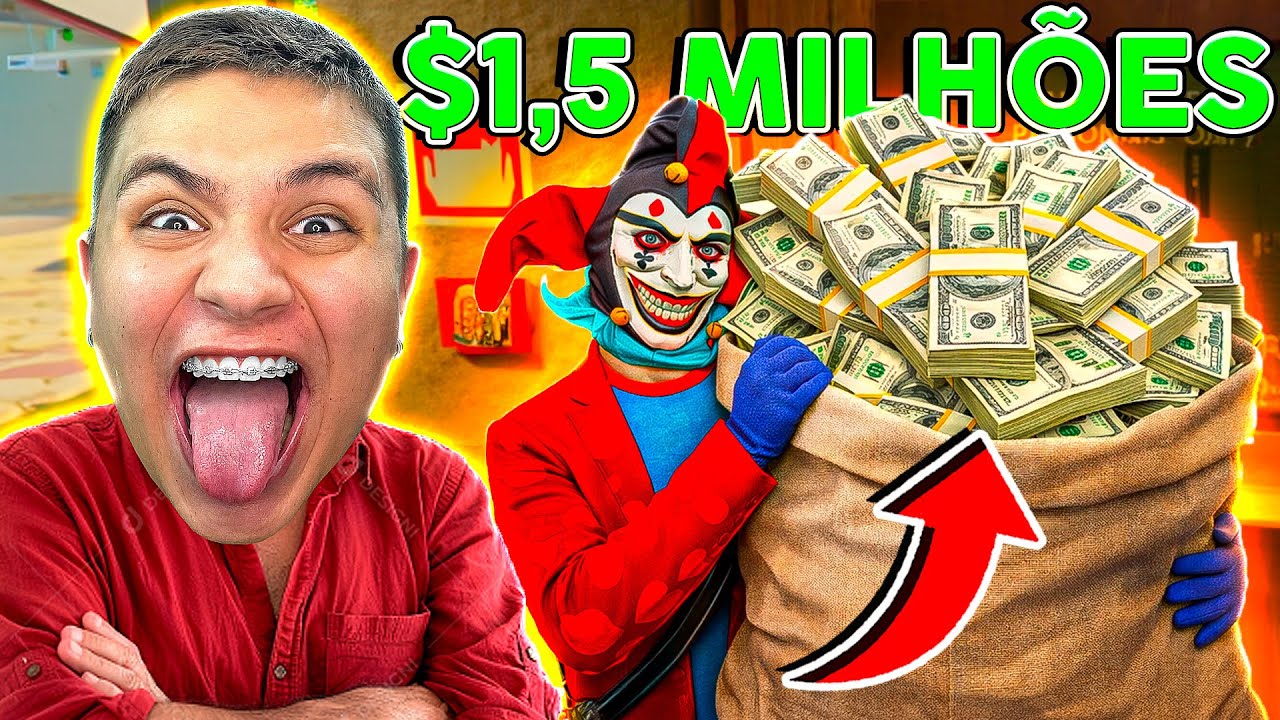 MAIOR AS5ALTO A BANCO no GTA RP 😱 (Paulinho o LOKO)