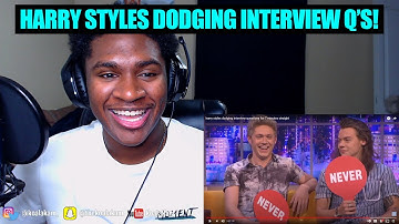 they bother him, bad... harry styles dodging interview questions for 7 minutes straight | REACTION