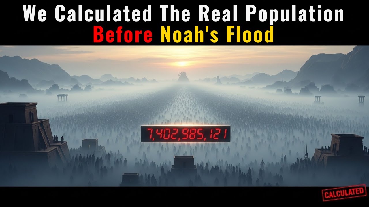 We Calculated The Real Population Before Noah's Flood (The Number Is Terrifying)