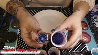 Rock the Spot Rock Painting Tutorial- Glitter Hippo Micro Glitter Application