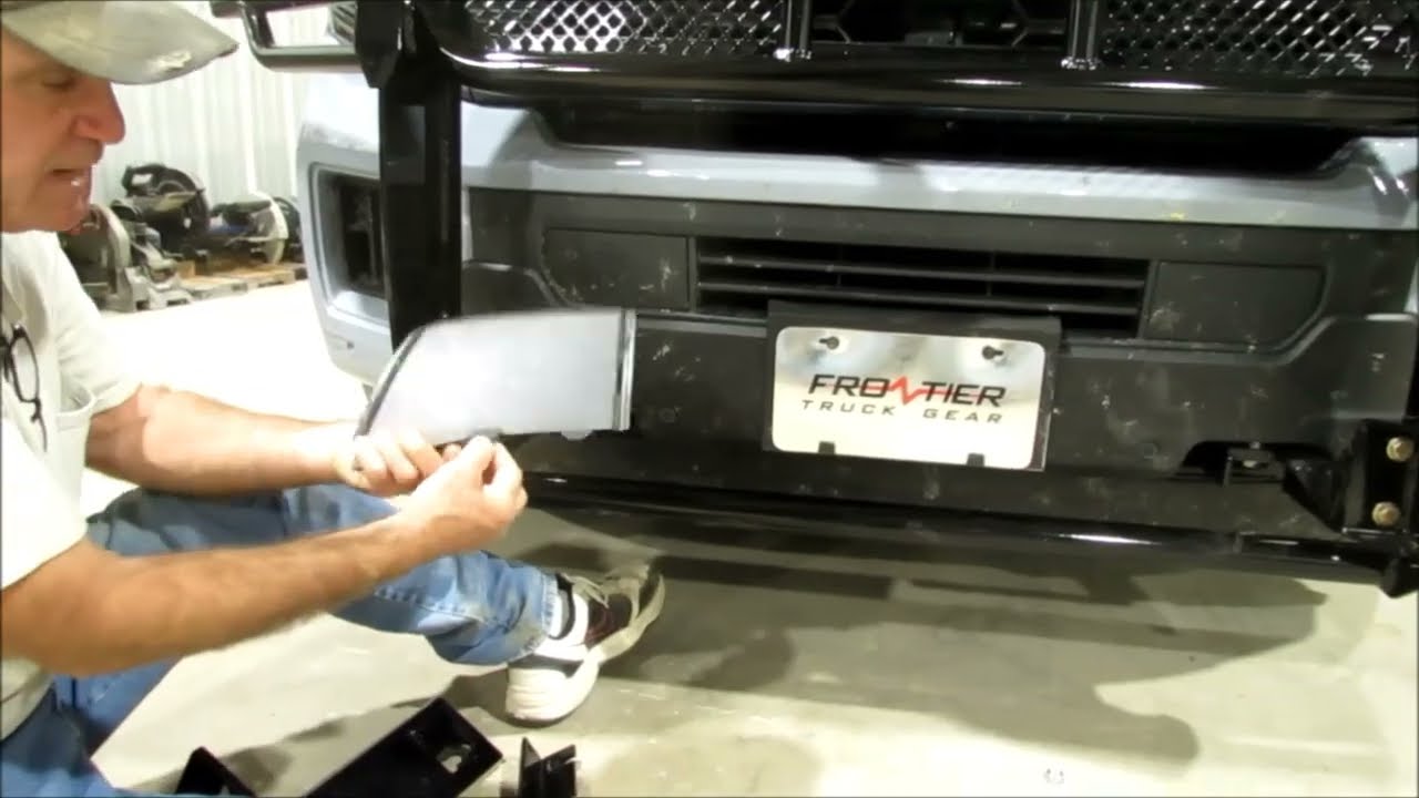 Видео по установке защитной решетки Frontier на Ford Expedition 2018-26