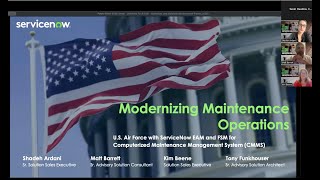 U.S. Public Sector Tech Talk: Modernize Maintenance Operations in the U.S. Air Force with EAM & FSM