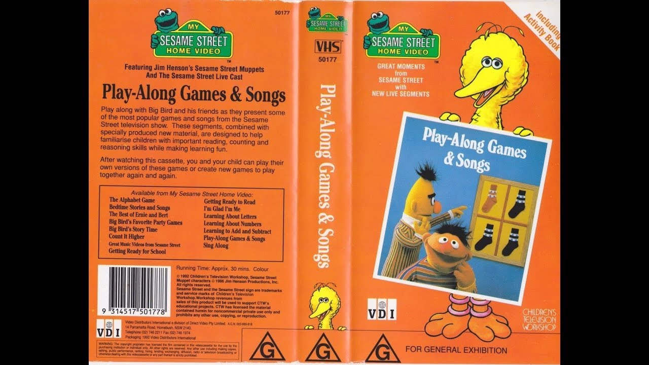 My Sesame Street Home Video Play-Along Games & Songs.