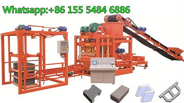 QT4-25 Automatic Concrete Interlock Paving Block Molding Machine
