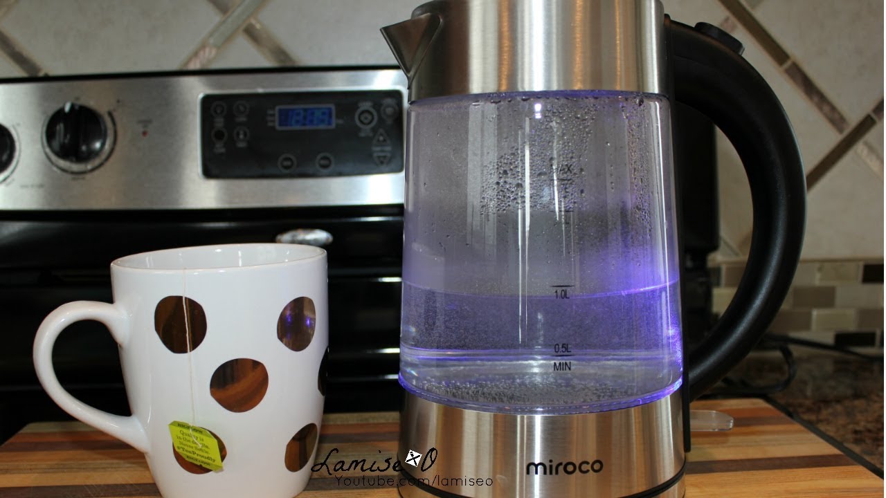 Miroco Electric Glass Tea Kettle Review, My Afternoon Tea