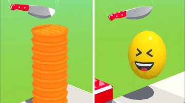 Slice It All Gameplay! Very Satisfying and Relaxing ASMR Slicing Video