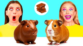 Real Food vs Chocolate Food Challenge | Kitchen War by GoFun Challenge