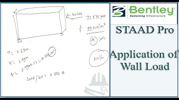 STAAD Pro Tutorial For Beginners [Episode 18]: Application of Wall Load