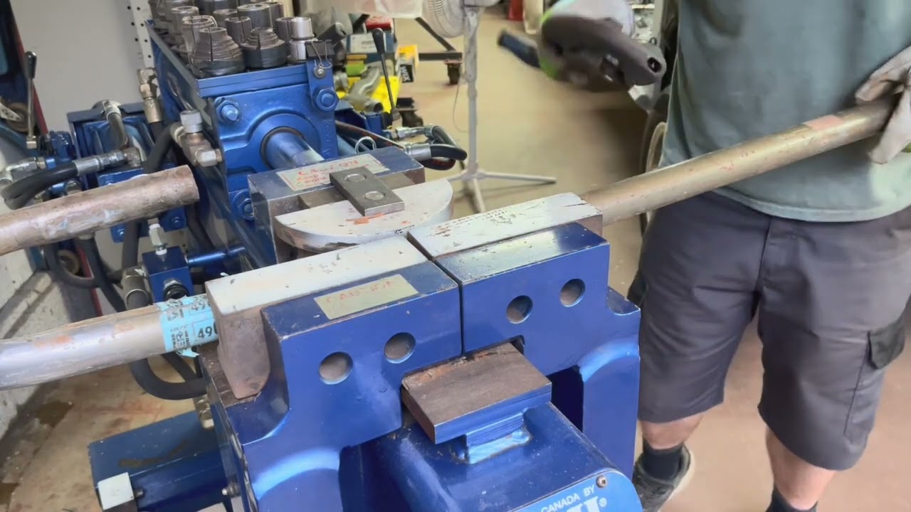 New shop equipment, AMH Blue-Boy Exhaust Pipe Bender