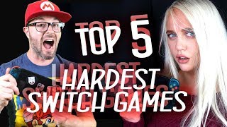 You WILL go INSANE from playing these... TOP 5 HARDEST Nintendo Switch Games (with Russ Lyman)