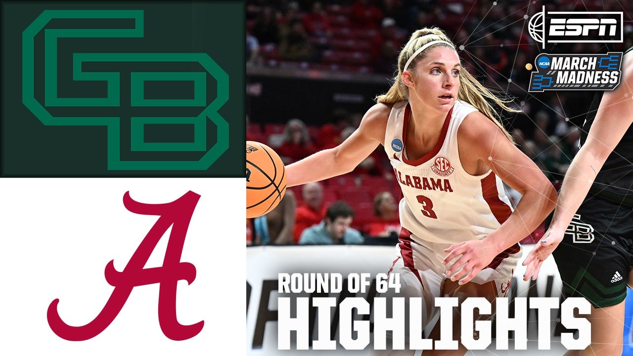 Round of 64: Green Bay vs. Alabama | Women's NCAA Tournament | Full ...