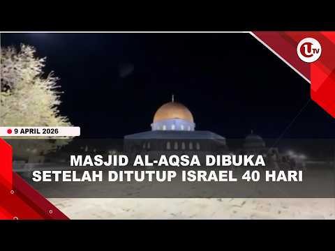 DIBUKA LAGI, WARGA PALESTINA PADATI MASJID AL-AQSA UNTUK SALAT SUBUH | U-NEWS