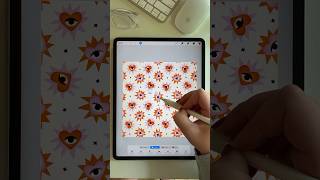 Illustrating a heart pattern in Procreate