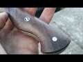 KNIFEMAKING | How to finish knife handle scales