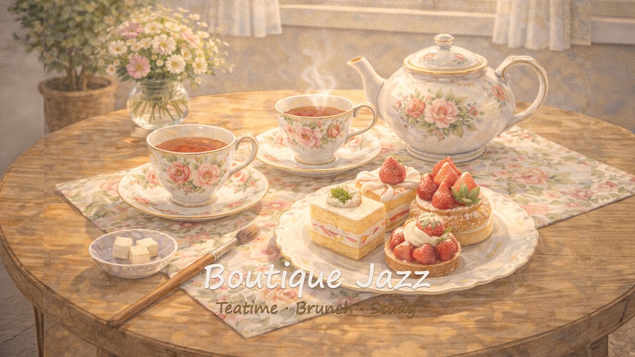 브런치 카페 피아노 음악 Soft Morning Cafe Piano ☕ Warm Brunch Jazz Piano | 사운즈스토어