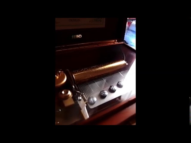 オルフェウス　オルゴール　運命　合唱　50弁 ☆ORPHEUSオルフェウス オルゴール 50弁 2曲 サンキョー SANKYO