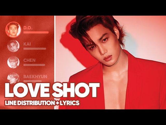 EXO - Love Shot (Line Distribution + Lyrics Color Coded) PATREON REQUESTED class=